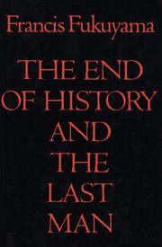 Book Cover for THE END OF HISTORY AND THE LAST MAN