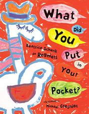 Cover art for WHAT DID YOU PUT IN YOUR POCKET?