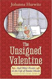 Book Cover for THE UNSIGNED VALENTINE