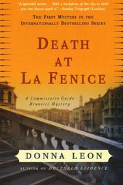 Book Cover for DEATH AT LA FENICE