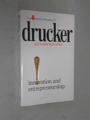 Cover art for INNOVATION AND ENTREPRENEURSHIP