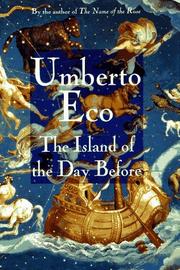 Cover art for THE ISLAND OF THE DAY BEFORE