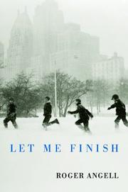 Book Cover for LET ME FINISH