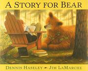 Book Cover for A STORY FOR BEAR