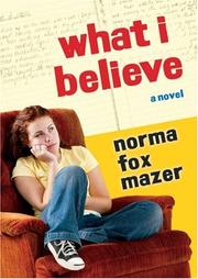 Book Cover for WHAT I BELIEVE