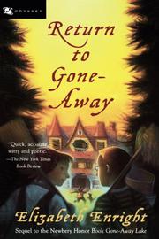 Cover art for RETURN TO GONE-AWAY
