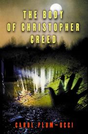 Cover art for THE BODY OF CHRISTOPHER CREED