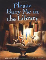 Cover art for PLEASE BURY ME IN THE LIBRARY