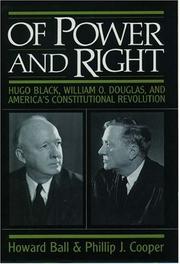 Book Cover for OF POWER AND RIGHT