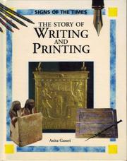 Book Cover for THE STORY OF WRITING AND PRINTING