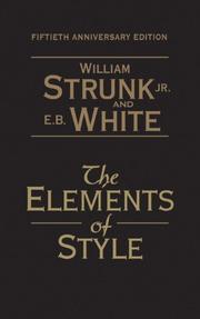 Cover art for THE ELEMENTS OF STYLE