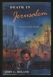Book Cover for DEATH IN JERUSALEM