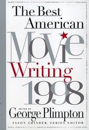 Book Cover for THE BEST AMERICAN MOVIE WRITING 1998