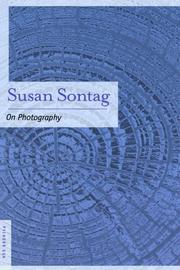Book Cover for ON PHOTOGRAPHY