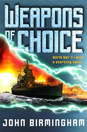 Cover art for WEAPONS OF CHOICE