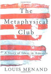 Book Cover for THE METAPHYSICAL CLUB