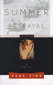 Cover art for SUMMER OF BETRAYAL