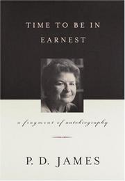 Book Cover for TIME TO BE IN EARNEST