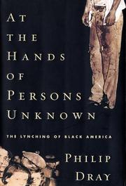 Cover art for AT THE HANDS OF PERSONS UNKNOWN
