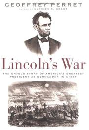 Cover art for LINCOLN’S WAR