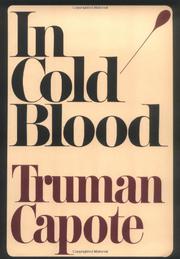 Book Cover for IN COLD BLOOD