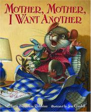 Book Cover for MOTHER, MOTHER, I WANT ANOTHER