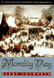 Book Cover for MORALITY PLAY