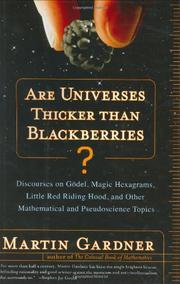 Cover art for ARE UNIVERSES THICKER THAN BLACKBERRIES?