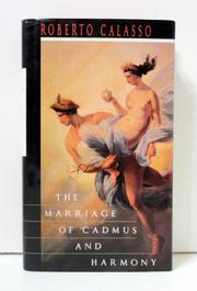 Cover art for THE MARRIAGE OF CADMUS AND HARMONY
