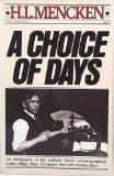 Cover art for A CHOICE OF DAYS