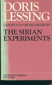 Cover art for THE SIRIAN EXPERIMENTS