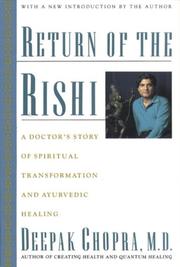 Cover art for RETURN OF THE RISHI
