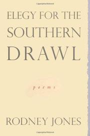 Book Cover for ELEGY FOR THE SOUTHERN DRAWL