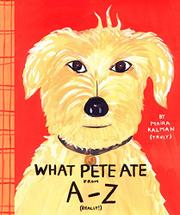 Cover art for WHAT PETE ATE FROM A-Z