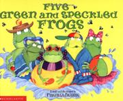 Cover art for FIVE GREEN AND SPECKLED FROGS