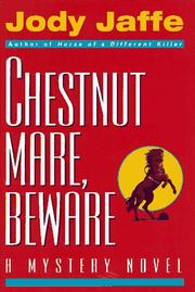 Book Cover for CHESTNUT MARE, BEWARE