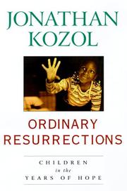 Cover art for ORDINARY RESURRECTIONS