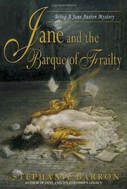 Cover art for JANE AND THE BARQUE OF FRAILTY