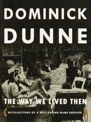 Book Cover for THE WAY WE LIVED THEN