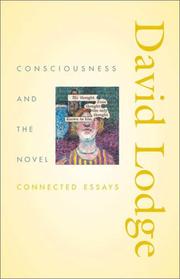 Cover art for CONSCIOUSNESS AND THE NOVEL