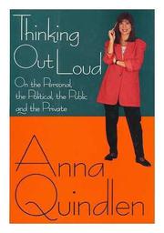 Book Cover for THINKING OUT LOUD