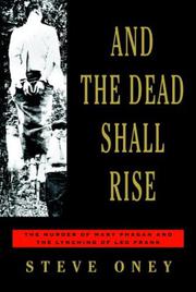 Book Cover for AND THE DEAD SHALL RISE