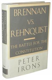 Cover art for BRENNAN VS. REHNQUIST