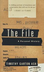 Cover art for THE FILE