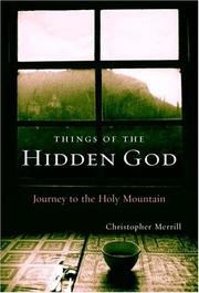 Cover art for THINGS OF THE HIDDEN GOD
