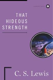 Cover art for THAT HIDEOUS STRENGTH
