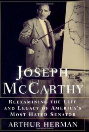 Cover art for JOSEPH McCARTHY