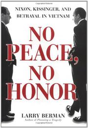 Cover art for NO PEACE, NO HONOR
