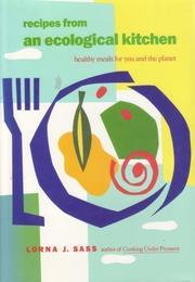 Book Cover for RECIPES FROM AN ECOLOGICAL KITCHEN
