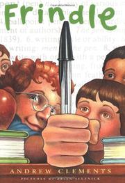 Cover art for FRINDLE